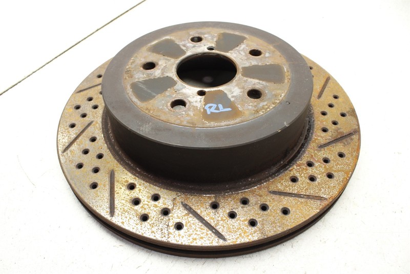 Rear Slotted Rotor SINGLE for Subaru Impreza WRX STI 05-07 gallery