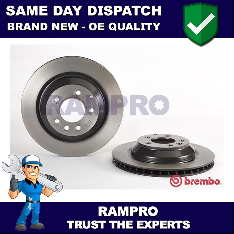 Rampro Rear Brake Disc Fits Audi Q7 Porsche Cayenne VW Touareg + Other Models