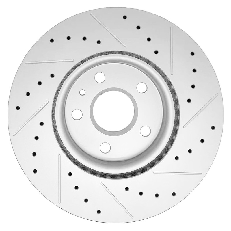 Front Coated Disc Brake Rotors Set for Chevy Equinox Malibu GMC Terrain V6 gallery