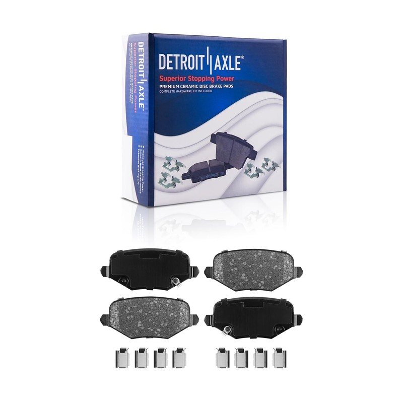 11.89" Front 12.01" Rear Rotor + Brake Pad for Dodge Grand Caravan Single Piston gallery