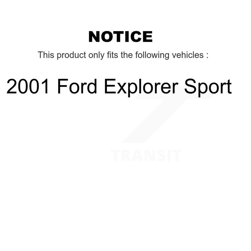 Front Rear Ceramic Brake Pads Kit For 2001 Ford Explorer Sport KCX-100380 gallery