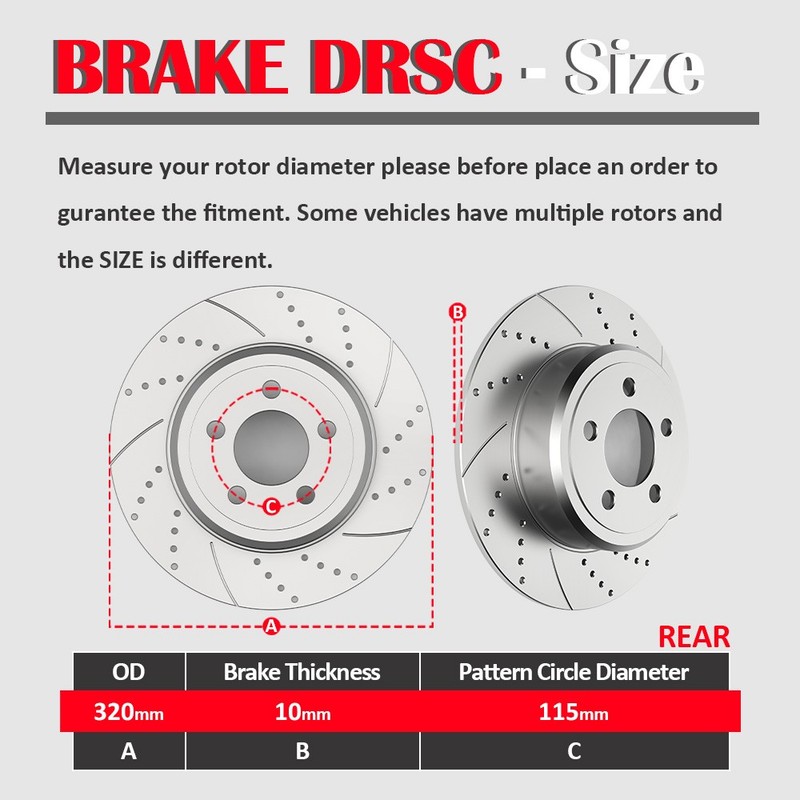 Front Rear Brakes and Rotors Brake Pads for Challenger Charger Magnum300 V6 RWD gallery