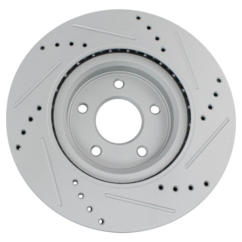 TRQ Front & Rear Performance Brake Rotor & Ceramic Pad Kit For Infiniti Q50 gallery