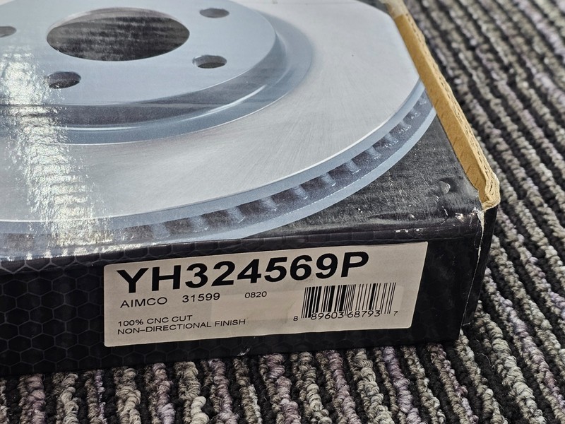 (QTY 2) For 2012-2017 Fiat 500 Front Disc Brake Rotor YH324569P gallery