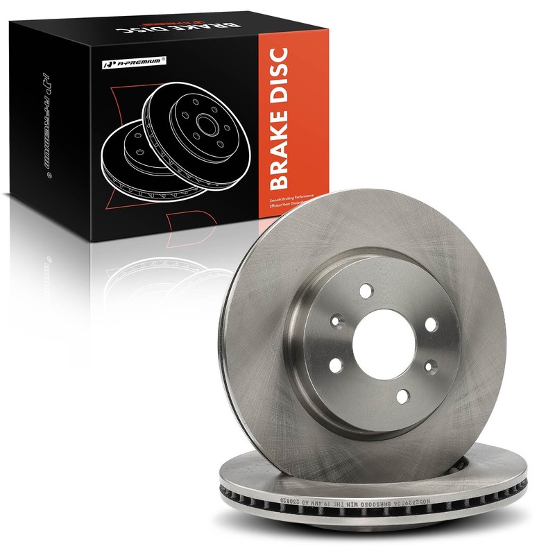 A-Premium Front Disc Brake Rotors for Hyundai Accent 2018-2020 L4 1.6L Kia Rio gallery
