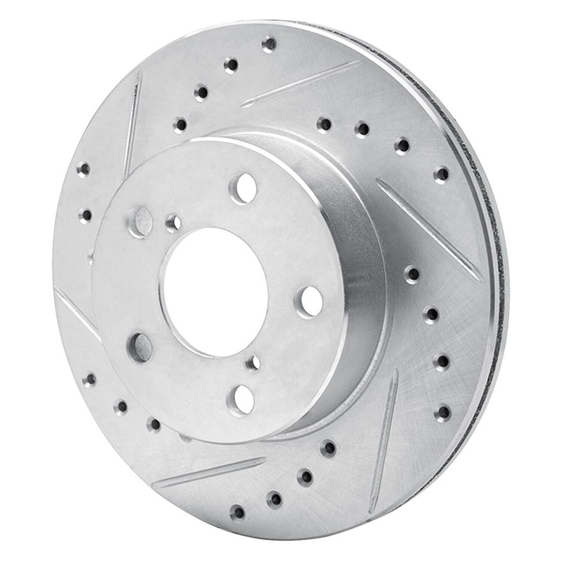 For Subaru Impreza 93-95 Brake Rotor eLINE Drilled & Slotted 1-Piece Front gallery