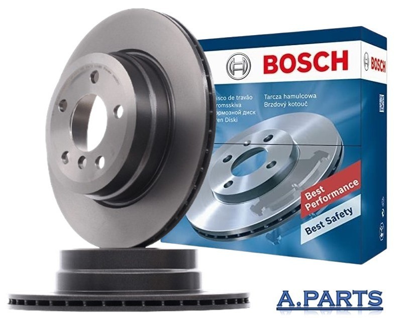 Bosch 2x Brake Discs Vented 342mm Front Mercedes S Class W222 V222 X222
