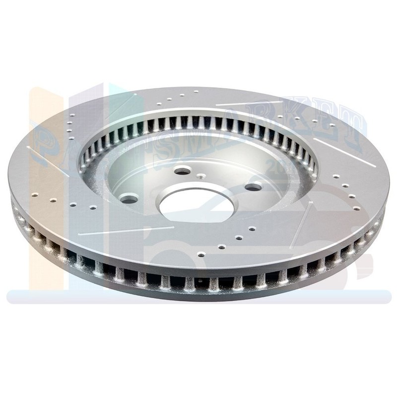 Front & Rear Brake Discs Rotors Ceramic Pads Fits Lexus ES300h ES350 Drill Slot gallery