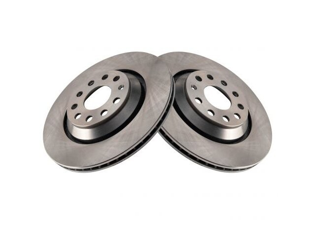 TRQ 49XW43B Rear Brake Rotor Set Fits 2019-2024 Audi Q3