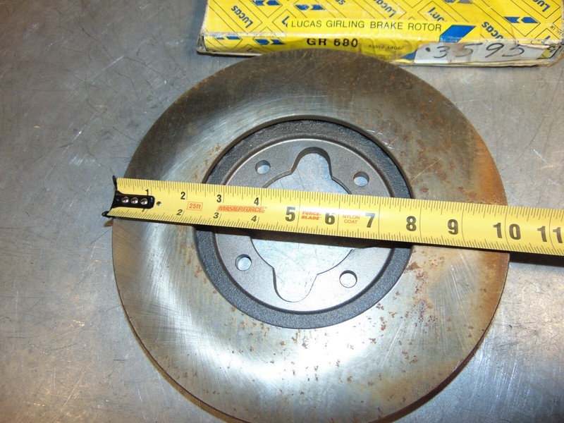 1977-85 Toyota Celica GT XT Supra Front Brake Rotor Lucas GR680 43512-14080 gallery