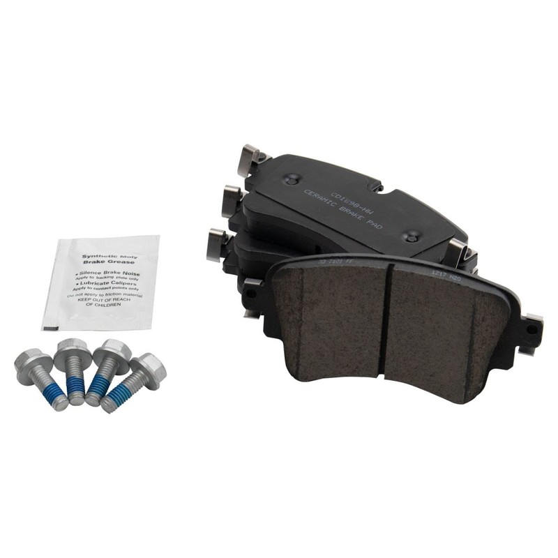 TRQ Brake Pad & Rotor Kit Ceramic Fits 2017-2020 Audi A4 2017 A4 Quattro gallery