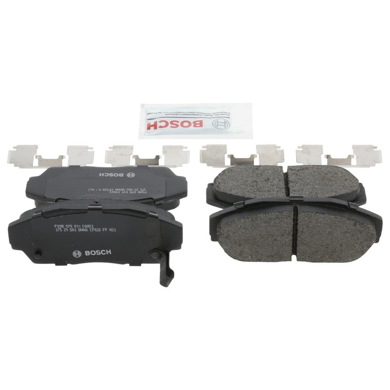Bosch OEM Rear Ceramic Brake Pads Kit For 1990-1991 Acura Integra 9 Yr Warranty gallery