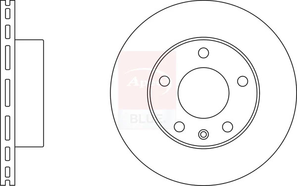 2x Brake Discs Pair Vented fits LDV V80 2.5D Front 2013 on 294mm Set 545110027