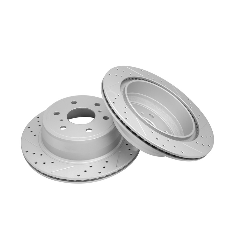 Front & Rear Drilled Rotors Brake Pads for Chevy GMC Silverado Sierra 1500 Yukon gallery