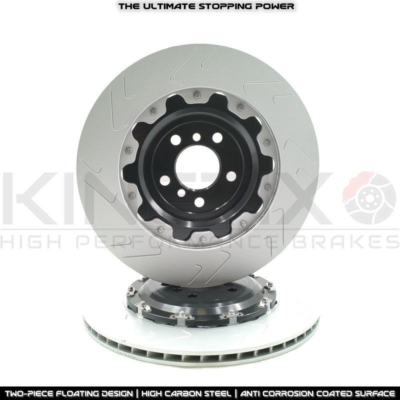 FOR BMW M5 F10 TWO PIECE FLOATING FRONT REAR BRAKE DISCS PADS & WEAR SENSORS gallery