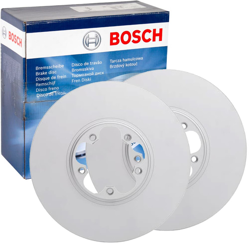 2X BOSCH 0 986 479 B28 Brake Discs Set Front Ø 276 Mm For FORD Transit Turneo