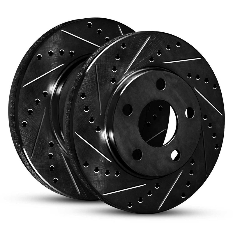 For Toyota MR2 Spyder 00-05 R1 Concepts Drilled & Slotted Rear Brake Rotor Set