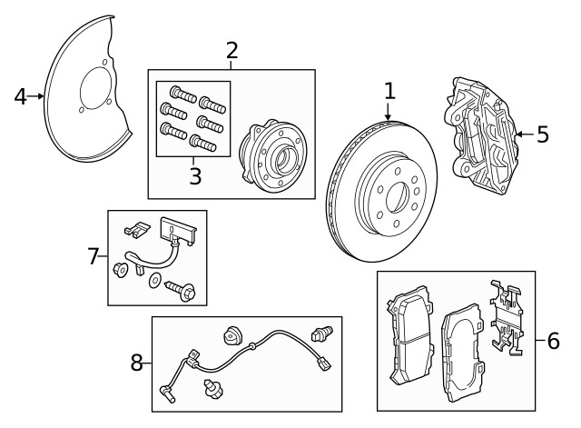Genuine GM Front Disc Brake Rotor 85158898 gallery