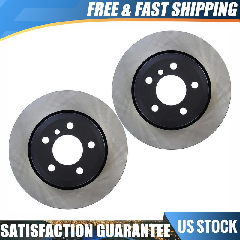 Centric Brake Rotor Rear Set Of 2 Fits X3 BMW 2004 2005 2006 2007 2008 2009 2010