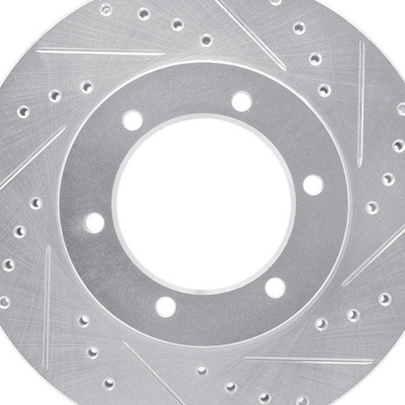 For Toyota T100 1993-1998 Rotor Set | Silver | Drilled And Slotted W/ Brake Pads gallery