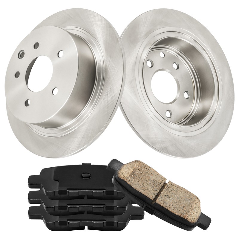 31312 Rear Disc Brake Rotors Ceramic Brake Pads For Nissan Altima Sentra Juke