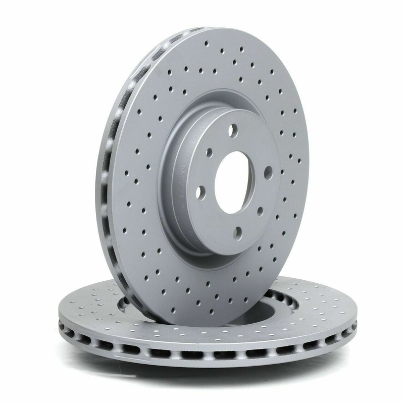 Zimmermann Perforated Discs + Front Brake Pads Abarth 500/595 1.4 T.B gallery