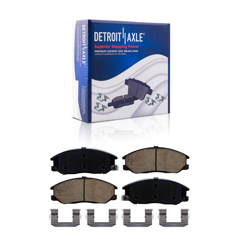 276mm Front Disc Rotors Ceramic Brake Pads for 2001-2005 2006 Hyundai Santa Fe gallery