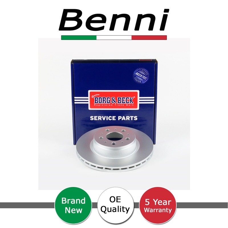 1x Brake Disc Front Benni Fits Tesla Model 3 2017- Electric 104461100D