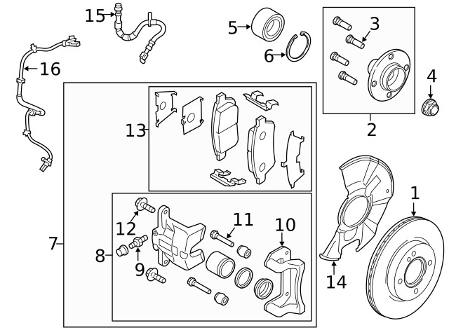 Genuine Mazda Disc Brake Rotor DF71-33-251A gallery