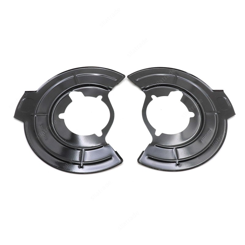 2Pcs Left & Right Side Fit For 2007-2018 Jeep Wrangler Black Brake Dust Shield gallery