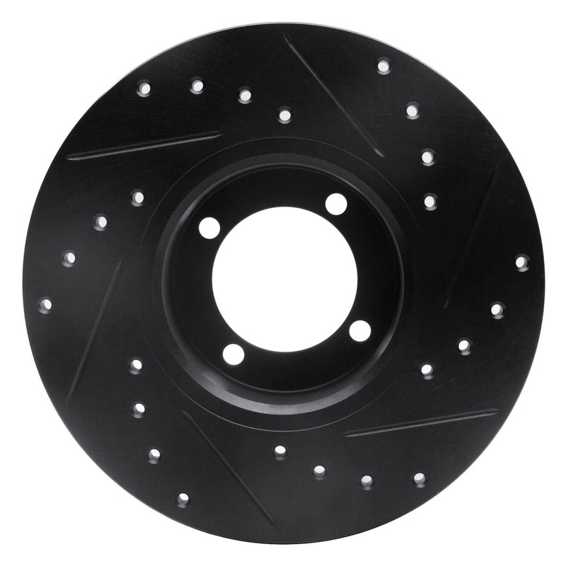 For Lotus Esprit 76-79 Brake Rotor eLINE Drilled & Slotted 1-Piece Front Driver gallery