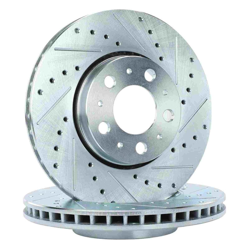2-Wheel Set Brake Kit With Calipers Front for Volvo XC70 V70 S60 S80 1999-2006 gallery