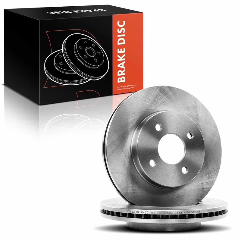 2pcs Disc Brake Rotors for Chevrolet Cobalt Pontiac G5 Saturn Front Left & Right gallery