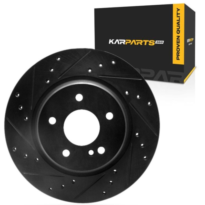For Chrysler Crossfire 2005 2006 Brake Rotor Black | 0.76 inch Discard Thickness
