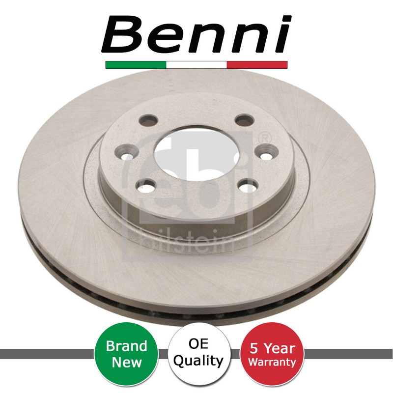 Brake Discs Front Benni Fits Renault Clio 1991- Kangoo 1997- Twingo 1996-