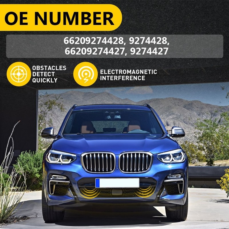 4-40 66209274427 Bumper Reverse Parking Assist Sensors 3Pin For 2016-2019 BMW X3 gallery