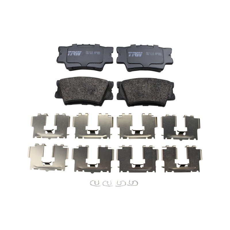 DuraGo Rear Rotors TRW Pro Disc Brake Pads Kit For Lexus HS250h Toyota RAV4 gallery