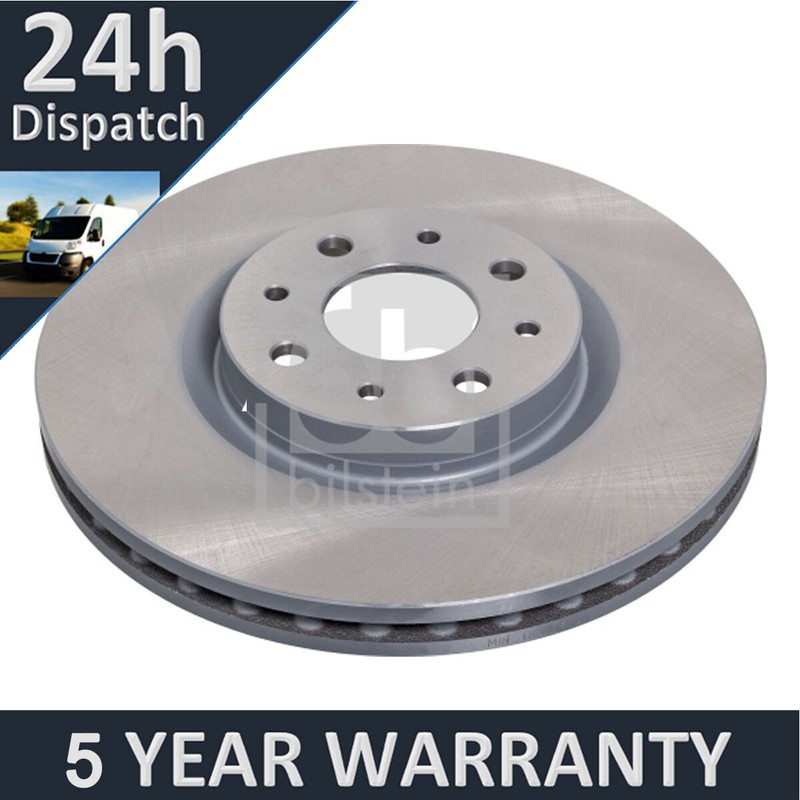 Fits Alfa Romeo MiTo 2008-2018 Fiat Bravo 2007-2016 Purevue Front Brake Discs