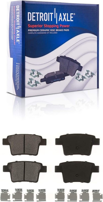 5-Lug Front & Rear Brake Pads Rotors for 2005-2009 Ford Five Hundred gallery