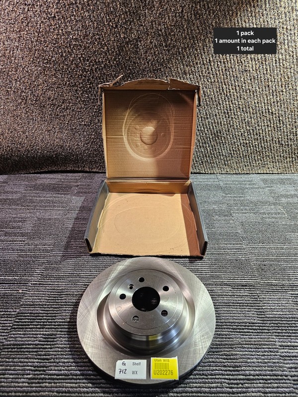TRQ BRA39985 Brake Disc Rotor Cast Iron gallery