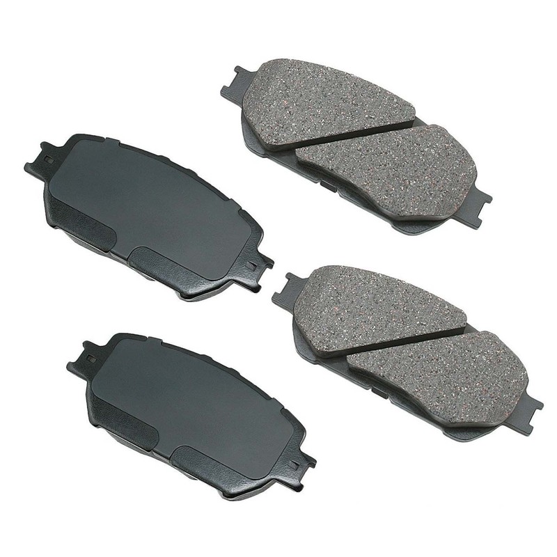 Akebono OEM Front & Rear Brake Pads Kit For 2009-2013 Lexus IS250 10 Yr Warranty gallery