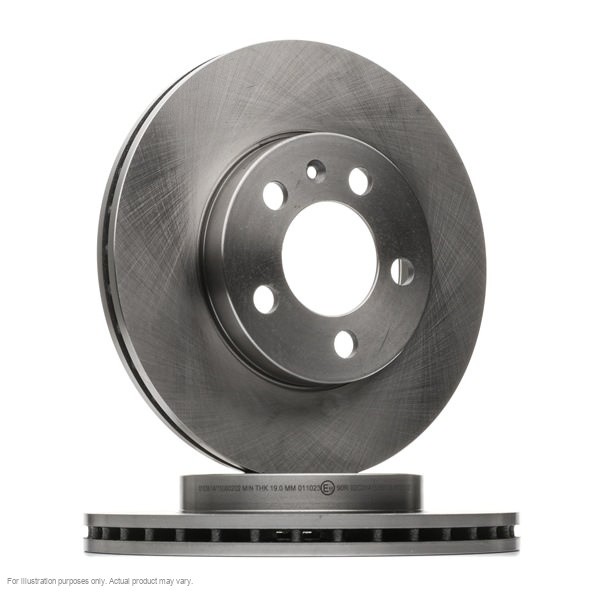 2x APEC Front Brake Discs For SKODA SCALA (NW1) 1.0 TSI 2019- DSK3401 gallery