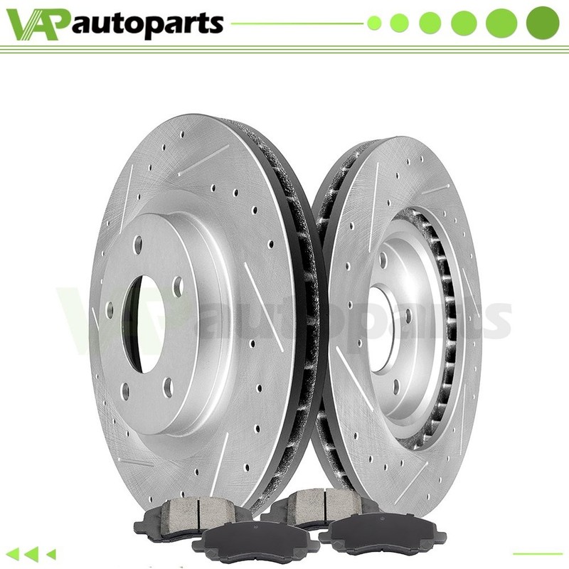 Drill Front Brake Pads And Rotors For Dodge Avenger Chrysler 200 2.4L 3.6L 294mm gallery