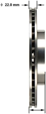 Bendix Premium Drum And Rotor Disc Brake Rotor P N Prt6160 gallery