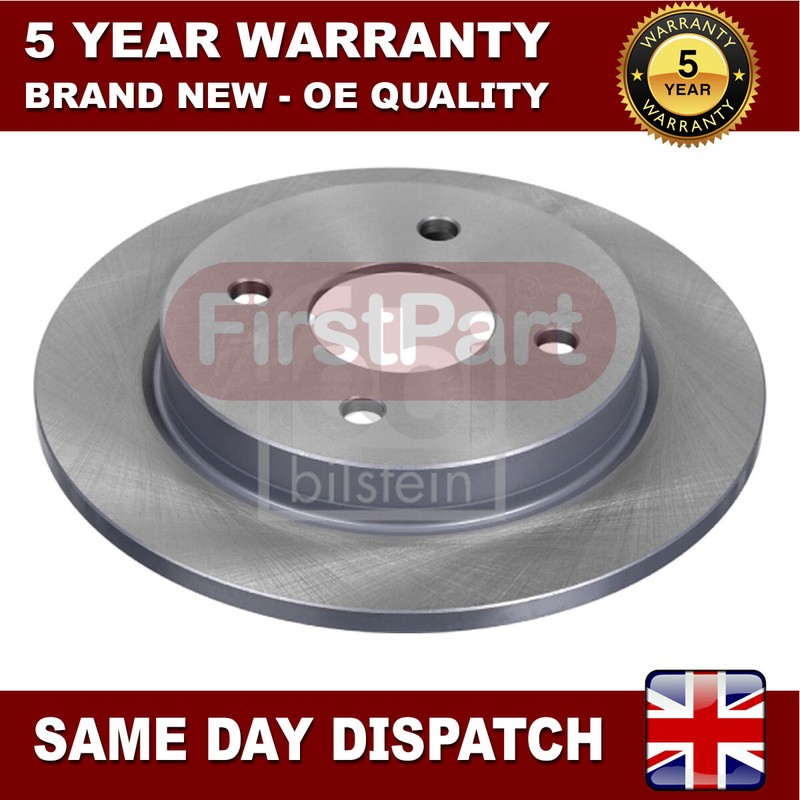 Fits Ford Fiesta 1989- Focus 1998-2005 Ka 1996-2008 FirstPart Rear Brake Discs