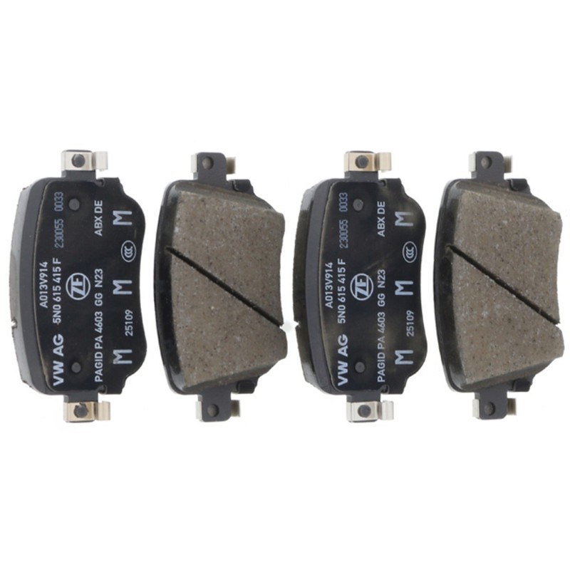 7N0698451D Genuine VW Audi 2-Wheel Set Brake Pad Sets Rear for Volkswagen Passat