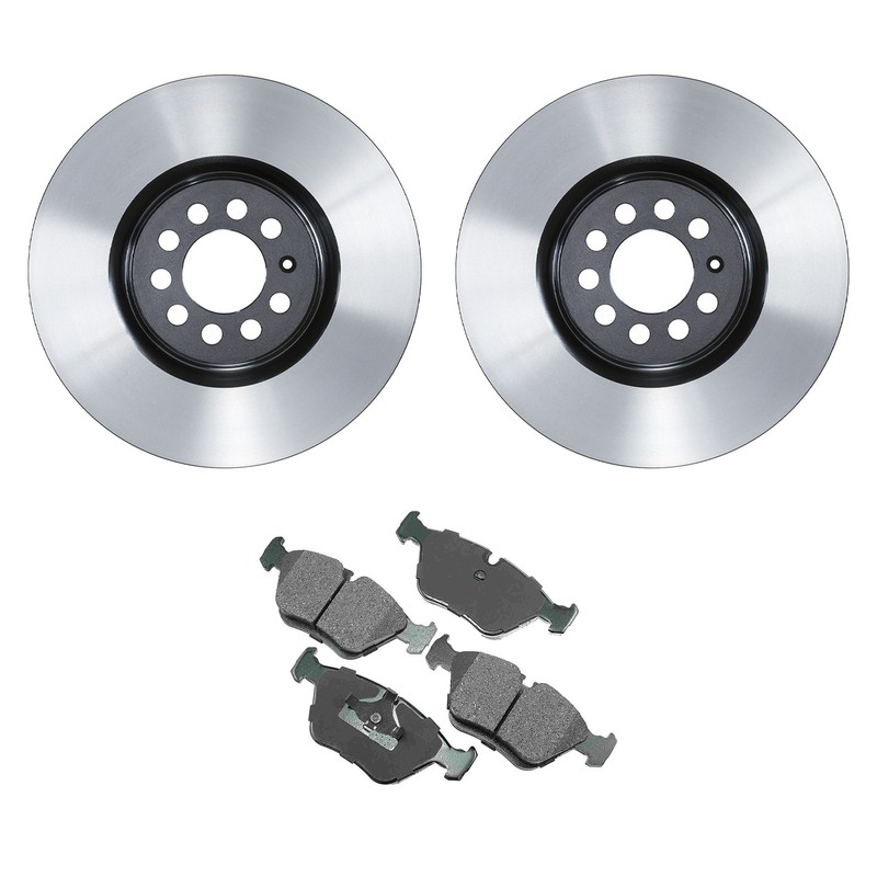 Wagner Front Rotors Akebono EURO Ceramic Disc Brake Pads Kit For E34 M5 L6 Base