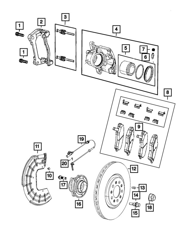 Genuine Mopar Brake Rotor 4779884AC gallery