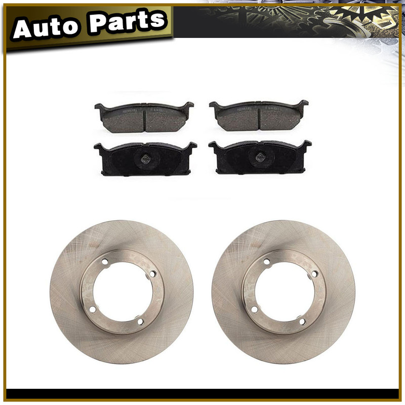 Front Brake Pad Set Brake Rotor for Geo Metro 1.0L 1989 1990 1991 1992 1993 1994