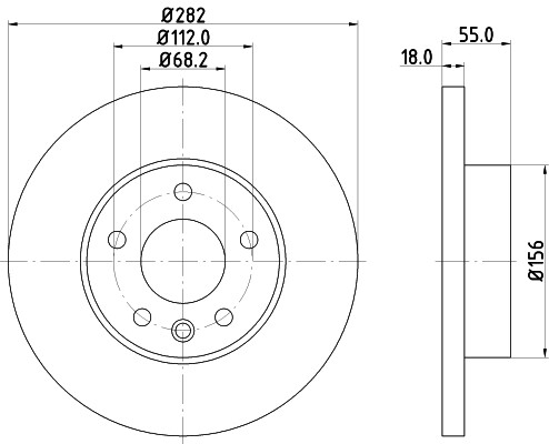 For VW - Transporter /Caravelle T4 1990-2003 Front Brake Discs and Pads gallery